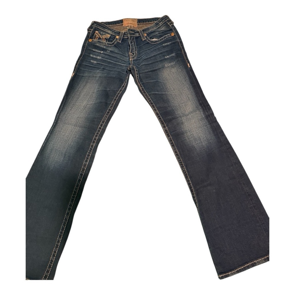 Big Star Blue Flare Wide Leg Jeans